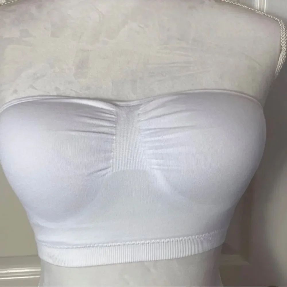 DEREK HEART JUNIOR SEAMLESS PADDED WHITE BRA SMALL